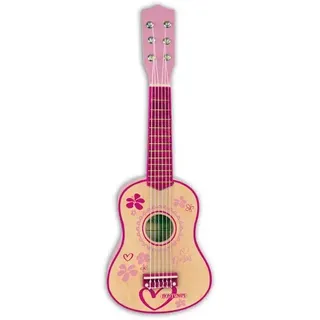 Bontempi - Holzgitarre pink