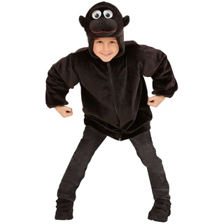 "GORILLA IN SOFT PLUSH" (hoodie with mask) - (98 cm / 1-2 Years)