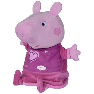 Simba Plüschtier Peppa Pig, Mehrfarbig, Pink, Kunststoff, Textil, 16.5x30 cm, unisex, Gute-Nacht-Musik, Spielzeug, Kuscheltiere