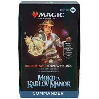 Wizards of the Coast Sammelkarte Magic: The Gathering Mord in Karlov Manor Commander Deck Deutsch bunt