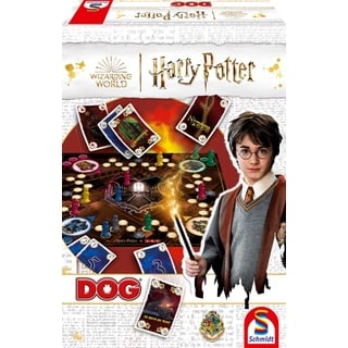 Schmidt Spiele Dog 49423, Harry Potter Design, Familienspiel, Kartenspiel, Normal