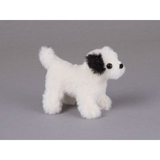 Kösen Kuscheltier Hund weiß stehend 11 cm
