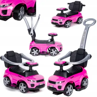 COIL Rutschauto ab 1 Jahr mit Schiebestange 614 W - Baby Car Rutschauto für Kinder - 3-in-1 Design - Bobby Car Zubehör - Rutscherfahrzeug - Bobby Car mit Stange Lenkrad