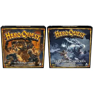 Avalon Hill HeroQuest Die Horde der Oger Abenteuerpack HeroQuest Der eisige Schrecken Abenteuerpack, ab 14 Jahren, HeroQuest Basisspiel erforderlich