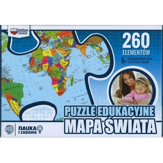 Zachem und das Lernpuzzle ist eine Weltkarte