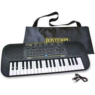 Bontempi 15 3785 Elektronik-Keyboard, Schwarz/Weiß, Medium