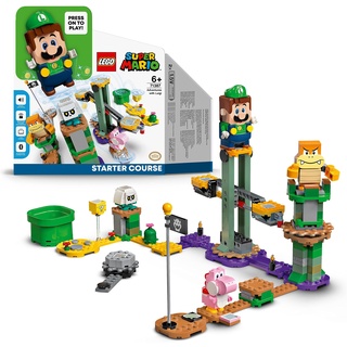 LEGO Super Mario Abenteuer mit Luigi – Starterset, Spielzeug mit Einer interaktiven Figur, modulares Set, Geschenk für Mädchen und Jungen 71387