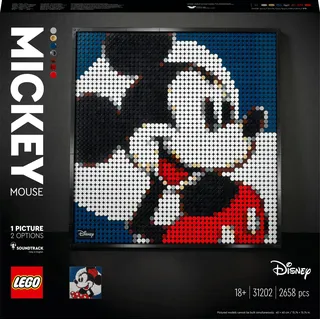 LEGO Mickey Mouse (31202, LEGO Art, LEGO DC)