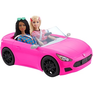 Barbie Puppen Fahrzeug Cabrio, pink rosa
