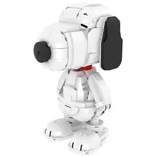 BlueBrixx Pro 107363 – Snoopy-Figur aus Klemmbausteinen mit 985 Bauelementen