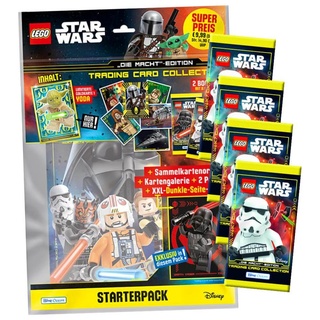 Blue Ocean Sammelkarte Lego Star Wars Karten Trading Cards Serie 4 - Die Macht Sammelkarten, Lego Star Wars Serie 4 - 1 Starter + 4 Booster Karten