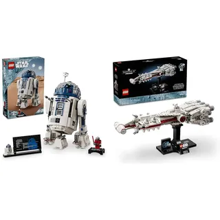 LEGO Star Wars R2-D2, Modell-Set für Kinder, Jungen & Mädchen & Star Wars: Tantive IV, Modell eines Sternenschiffs aus Star Wars