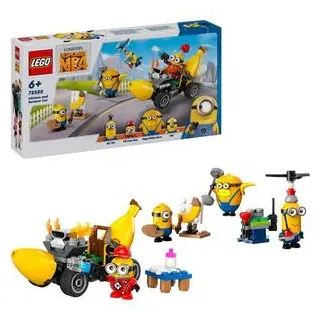 LEGO Despicable Me 75580 Minions und das Bananen Auto, ab 6 Jahre, 136 Teile