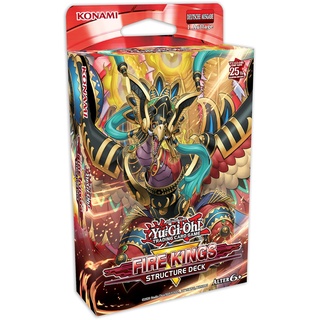 Yu-Gi-Oh! TRADING CARD GAME Firekings Structure Deck Revamped Fire Kings Unlimited – 1. Auflage, Deutsche Ausgabe, Mehrfarbig