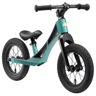 BIKESTAR Magnesium (superleicht) Lauflern Rad für Jungen und Mädchen ab 3-4 Jahre | 12 Zoll Kinder Laufrad BMX Ultraleicht | Petrol Grün | Risikofrei Testen