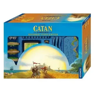 KOSMOS Verlag Spiel FKS6833370 - Catan 3D: Seefahrer + Städte & Ritter..., Familienspiel, Strategiespiel bunt