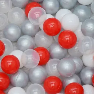 200 Bunte Bälle für Bällebad - 5,5cm Bällebad Bälle Kinder Spielbälle Bällepool