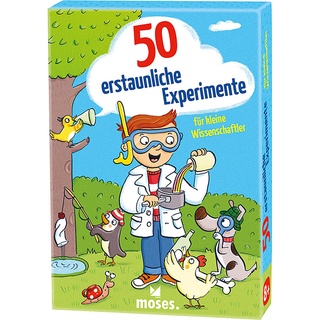 Moses. Kartenset "50 Experimente für kleine Wissenschaftler" - ab 8 Jahren