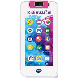 VTech KidiBuzz 3 pink – Multifunktions-Messenger für Kinder – Mit sicherem Internetbrowser, Lernspielen, Nachrichtenapp, Kamera, Multimedia-Player u. v. m. – Für Kinder von 5-12 Jahren