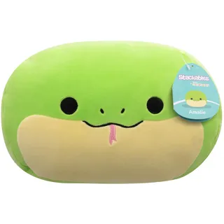 Squishmallows SQCR06551 - Amalie die Schlange 30 cm Stackables, offizielles Jazwares Plüsch, superweiches Kuscheltier