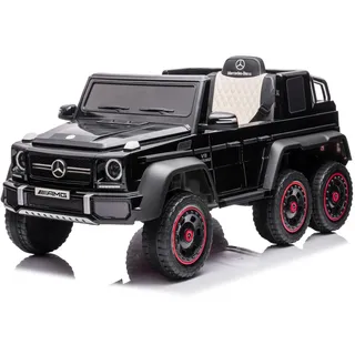 Toys Store Mercedes G63 AMG 6x6 SUV Elektroauto Kinderauto Kinderfahrzeug Allrad Leder