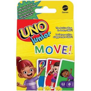 Mattel games Spiel, Kinderspiel UNO Junior Move bunt