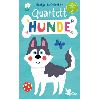 Kartenspiel Quartett - Hunde In Bunt