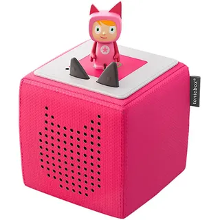 tonies Toniebox Starterset Mono Lautsprecher (Bluetooth, WLAN) rosa