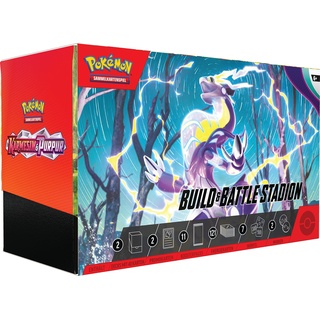 Pokémon-Sammelkartenspiel: Build & Battle Stadion Karmesin & Purpur (2 Decks, 11 Boosterpacks & mehr)