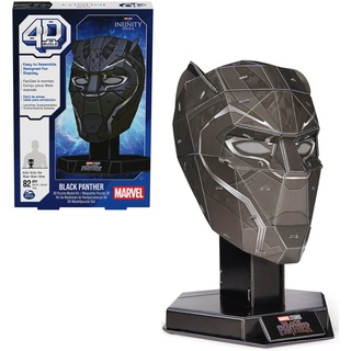 Black Panther - Marvel Puzzle - 4D Build - Black Panther - schwarz  - Lizenzierter Fanartikel - Standard