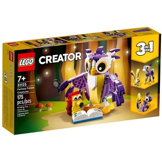 LEGO® Spielbausteine 31125 Creator 3-in-1-Sets Wald-Fabelwesen