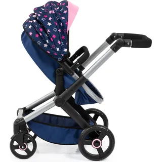 Bayer Design 17016AA Combi Poppenwagen Xeo, tas, blauw, roze, fee