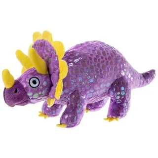 DINOSAUR PLAYCLUB Triceratops - Plüschdino - Lila