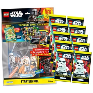 Blue Ocean Sammelkarte Lego Star Wars Karten Trading Cards Serie 4 - Die Macht Sammelkarten, Lego Star Wars Serie 4 - 1 Starter + 10 Booster Karten