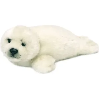 WWF Plüschtier Robbe (weiß, 24cm) lebensecht Kuscheltier Stofftier Seal - Weiß