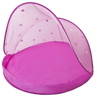 Paradiso Toys Kinderspielzelt 02825, UV-Schutz 30+, im Sandkasten, faltbar in pink