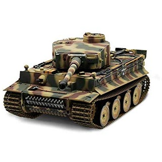 Torro 1:16 RC Panzer Tiger 1 mit Metallunterwanne Frühe Version BB Sommertarn