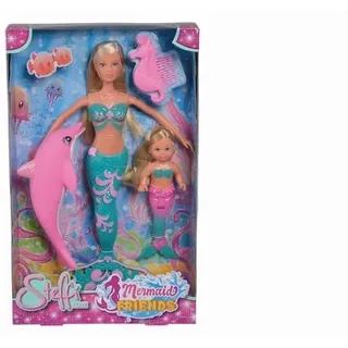 Simba 105733336 - Steffi Love Mermaid Friends, Meerjungfrau mit Freundin, Puppe