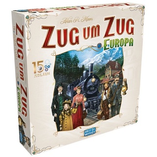 Days of Wonder Spiel, Familienspiel Strategiespiel Zug um Zug Europa 15. Jubiläum DOWD0022