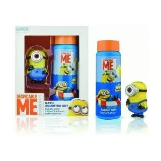 idee+spiel 819-29425 Beauty & Care AG Minions - Schaumbad 250 ml & Wasserspritzfigur