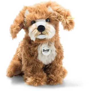 Steiff Kuscheltier Curlie Cockapoo, Süßes Stofftier mit Kunststoffaugen, Kinder, Jungen & Mädchen, Plüschtier 24 cm, Hellbraun, 076909