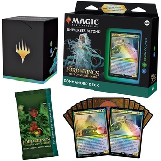 Magic: The Gathering The Lord of the Rings: Tales of Middle-earth Commander Deck 3 + Collector Booster Sample Pack (Englische Version)