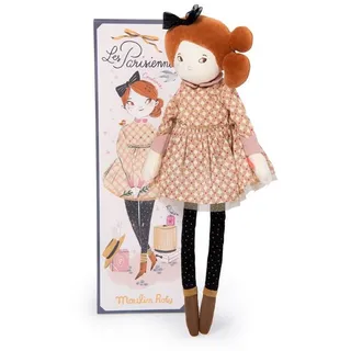 Moulin Roty Stoffpuppe Puppe Madame Constance 47cm Blümchenkleid + Geschenkbox