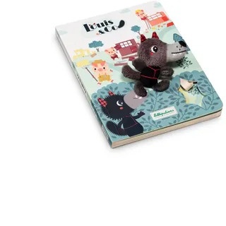 LILLIPUTIENS 83410 Buch mit Stoffpuppe für Kinder, Mehrfarbig