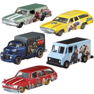 Hot Wheels Pop Culture X-Men Premium Auto Set | Cars Mattel, Fahrzeug:5er Set