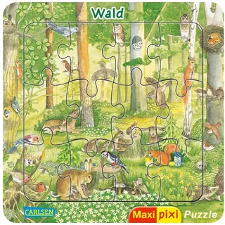 Carlsen Verlag Puzzle Maxi-Pixi-Puzzle VE 5: Wald (5 Exemplare), Puzzleteile