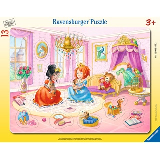 Ravensburger Kinderpuzzle - 12000855 Im Prinzessinnenschloss - 8-17 Teile Rahmenpuzzle für Kinder (13 Teile)