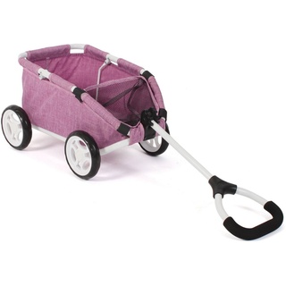 CHIC2000 Puppen Ziehwagen Skipper, Jeans Pink rosa