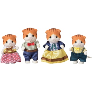 Sylvanian Families 5290 Ahornkatzen Familie - Figuren für Puppenhaus, Multicolour