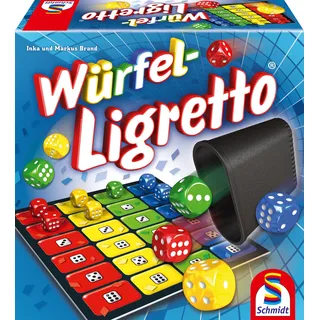 Schmidt Spiele 49611 Würfel Ligretto, Würfelspiel